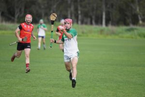 Hurling league final between Melbourne Shamrocks and Garryowen